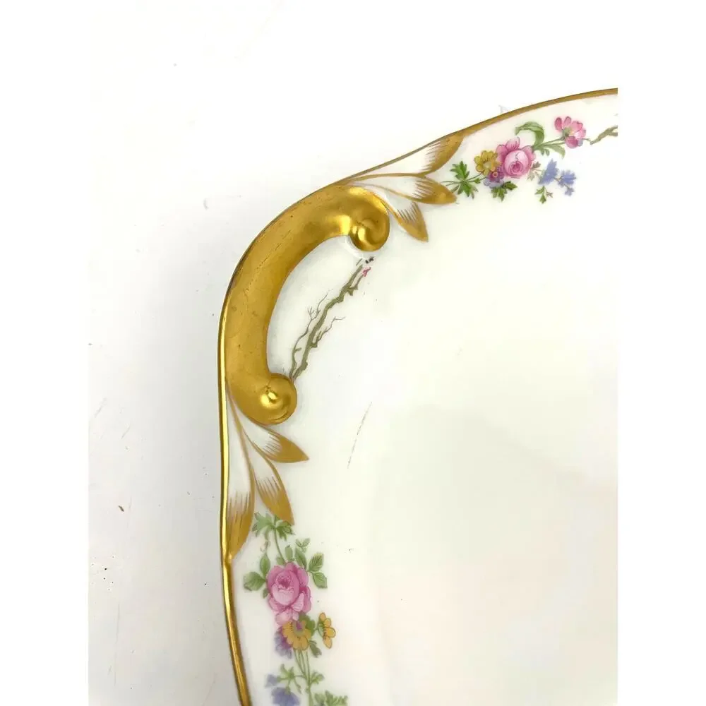 Antique GDA Limoges Oval Serving Platter 17